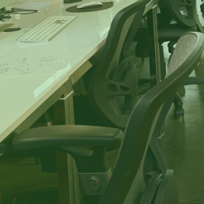 Chair in digital marketing office