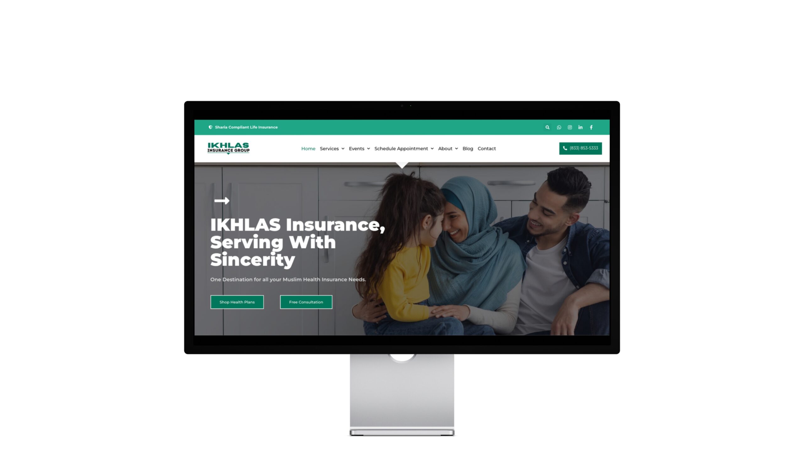Health Insurance Website Design